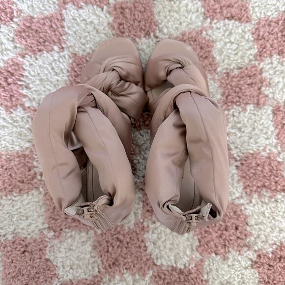 Kelsi Dagger Brooklyn Maddox Knotted Satin Heels-7 - Picture 6 of 13